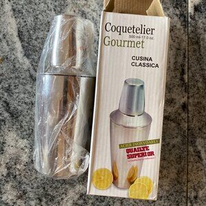 Stainless Steel Ultra Quality Cocktail Shaker Gourmet Cusina Classica 17.0 oz